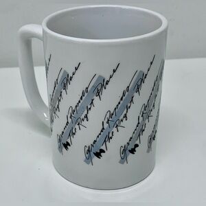 1980s Vintage Grand Rapids The Right Place Calder Sculpture 11 oz Coffee Mug